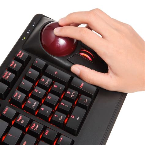 PERIBOARD-322 Keyboard with Trackball