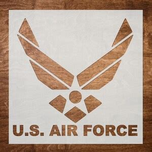 US AIR FORCE Stencil 8x8 United States - Etsy