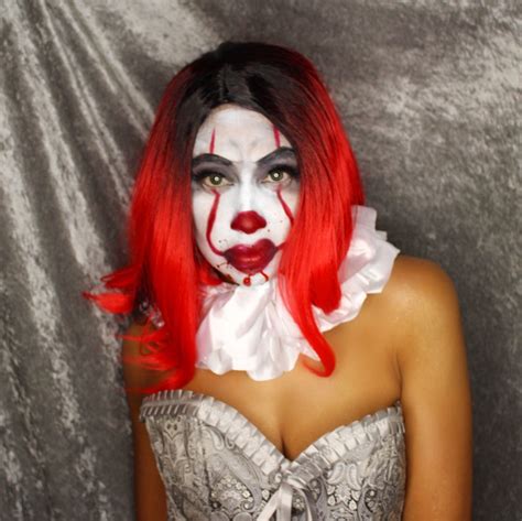 Pennywise Makeup Look - Halloween 2019 — Mybeautyfavs | Makeup looks ...