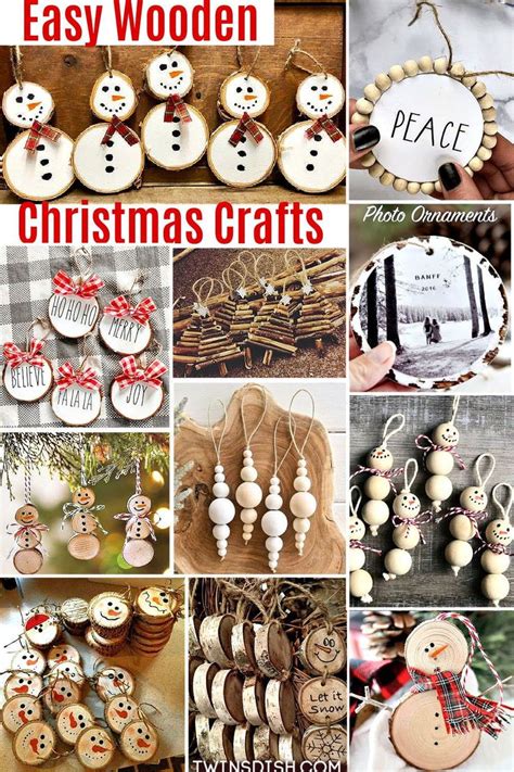 Easy DIY Wooden Christmas Crafts To Sell and Gift #ChristmasDIY #Crafts ...