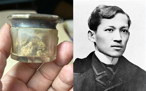 Ambeth Ocampo shows Jose Rizal's brain fragments kept in a bottle ...