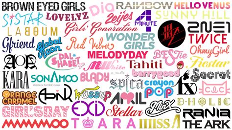 StaRix : [2000-2015] Logos of 50 active Kpop Girl Groups...