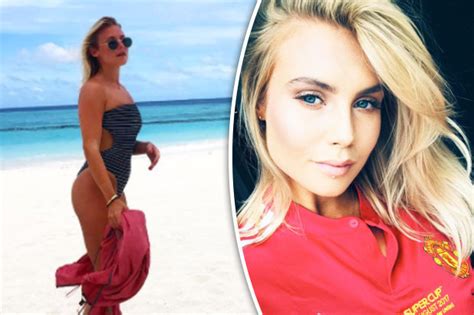 Man United: Victor Lindelof’s stunning WAG posts RED HOT tribute before ...