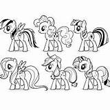 Ponyville coloring Pages sketch template