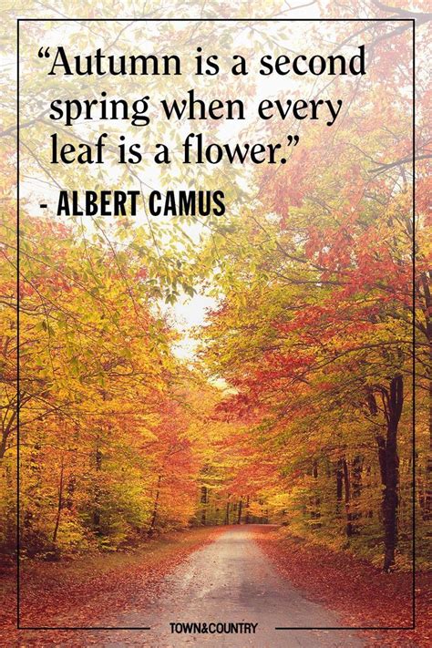 12 of the Best Quotes About Autumn- TownandCountrymag… - #Autumn # ...