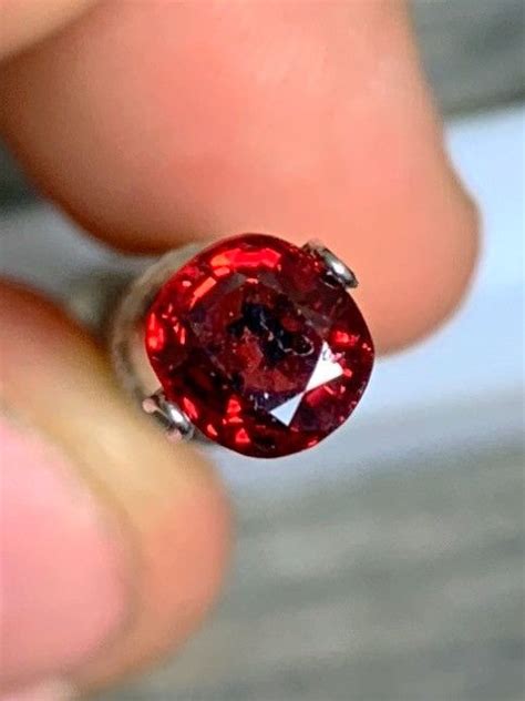 1.10 cts Red Spinel - No Reserve Auction#gemstones # ...