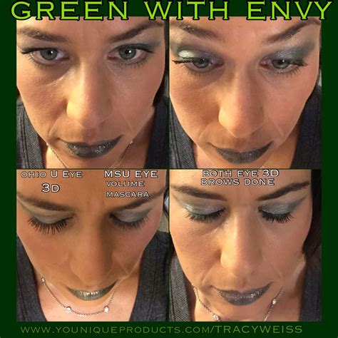 Green with envy... Perhaps st patty day eyes?!? Oregon duck eyes?!? | Beauty make up, Saint ...