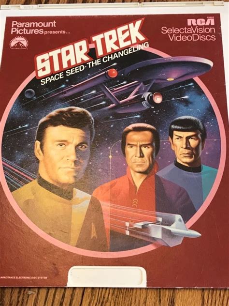 Vintage 1982 Star Trek Space Seed-The Changeling RCA Home Video CED Video Disc | #1935446185