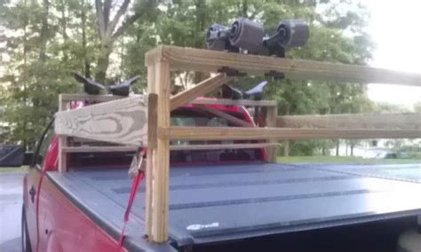 DIY Kayak Rack for Pickup | Kayak rack for truck, Kayak rack, Truck diy