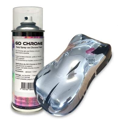 Easy Chrome paint - brush-on spray-on mirror effect