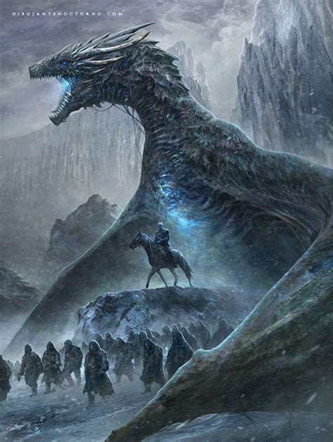 The Night King and undead Viserion. | Game of thrones poster, Game of thrones illustrations ...