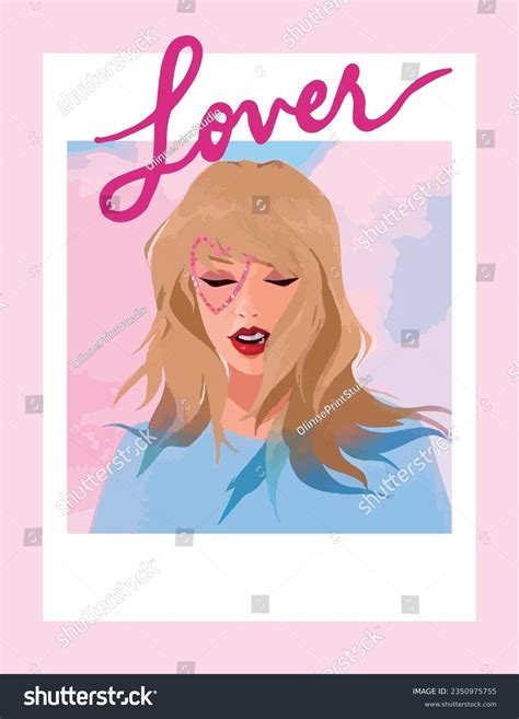 Taylor Swift Lover Illustration Graphic 库存矢量图（免版税）2350975755 | Shutterstock