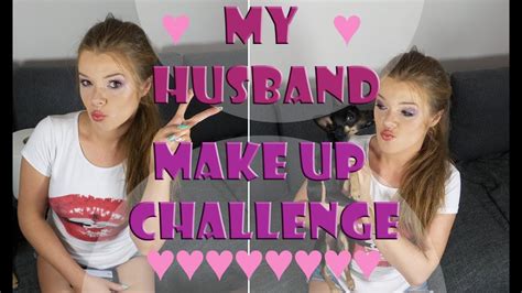 MY HUSBAND MAKE UP CHALLENGE #001 - YouTube