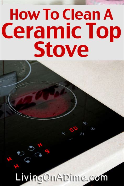 How To Clean A Ceramic Top Stove - Step By Step