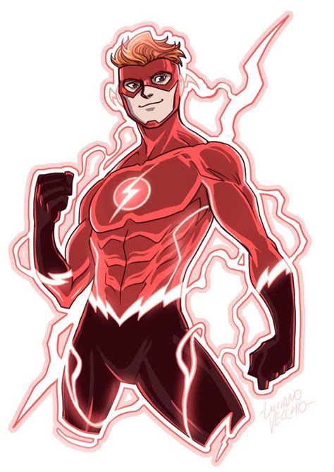 Flash (Wally West) Rebirth by LucianoVecchio on DeviantArt | Wally west ...