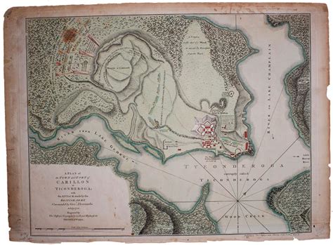 Fort Ticonderoga Map | American Battlefield Trust