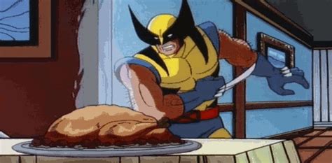 Wolverine "doing what he does best" from X-Men the animated series GIF! | Wolverine costume ...