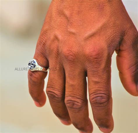 Men's Diamond Ring Wedding Engagement Ring Men Gold | Etsy