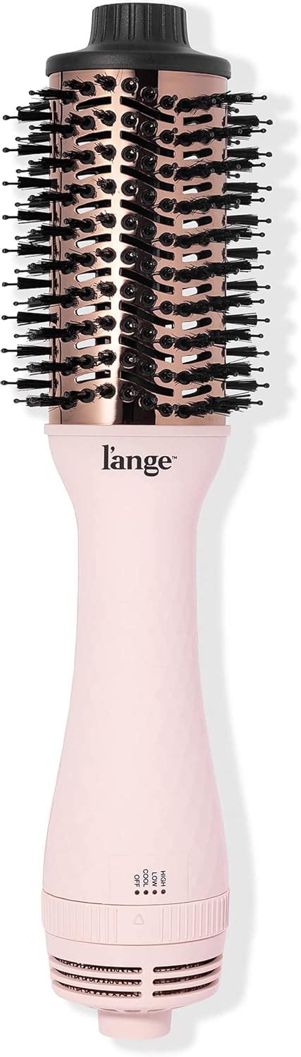 L'ANGE HAIR Le Volume 2-in-1 Titanium Brush Dryer Blush | 60MM Hot Air Blow Dryer Brush in One ...