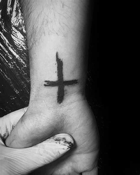 50 Simple Cross Tattoos For Men - Religious Ink Design Ideas