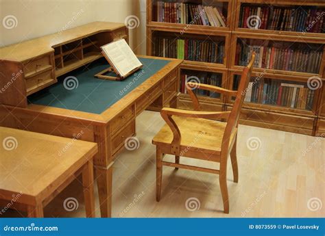 Interior of library stock image. Image of literature, home - 8073559