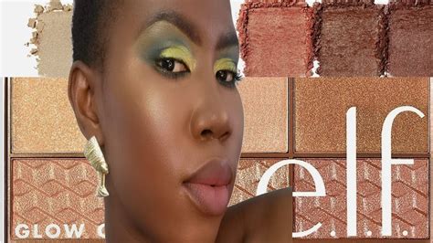 E.L.F. Glow Gleam Beam Highlighter Palette SWATCHES, Demo & Review | Highlighters FOR DARK SKIN ...