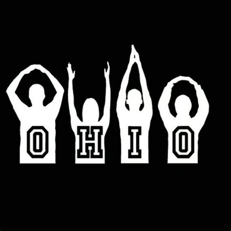 O-H-I-O osu silhouette vinyl 6 car decal sticker by justvinylit | Ohio state decals, Silhouette ...