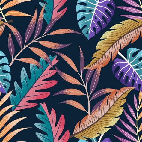 Tropical seamless pattern. 1921893 Vector Art at Vecteezy