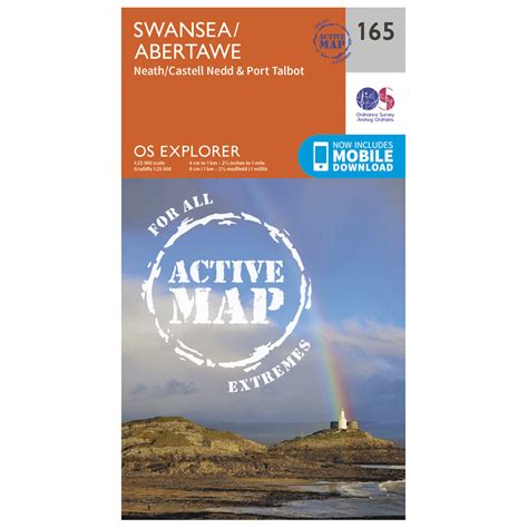 Ordnance Survey Swansea / Abertawe Waterproof - Hiking Map | Buy online | Alpinetrek.co.uk