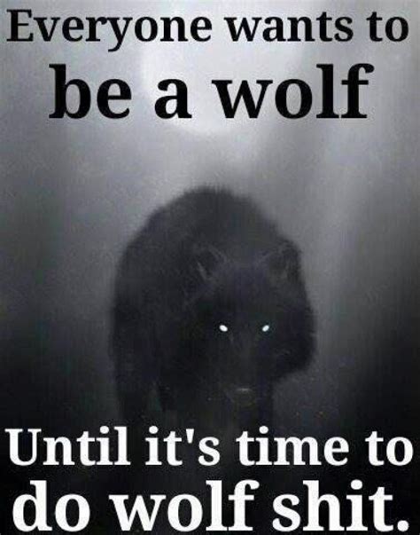 Everyone wants to be a wolf - awesome | Wolf quotes, Lone wolf quotes ...