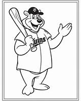 Kids Coloring Pages  Minnesota Twins sketch template