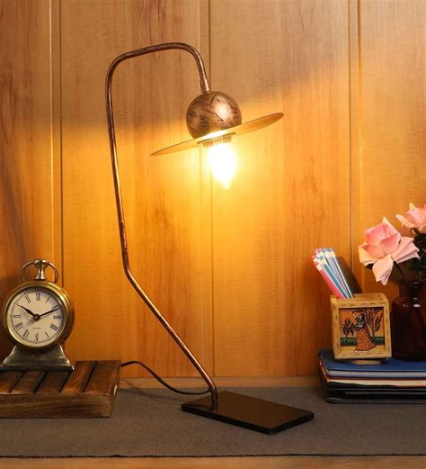 Buy Clover Adjustable Black Iron Shade Study Lamp with Black Base at 36% OFF by Kingsmarque ...
