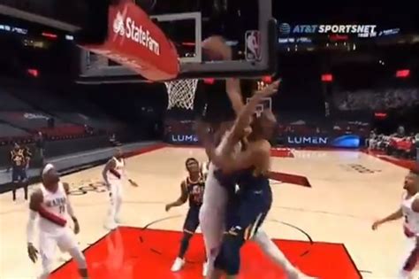 Rudy Gobert highlight dunk on Jusuf Nurkic - SLC Dunk