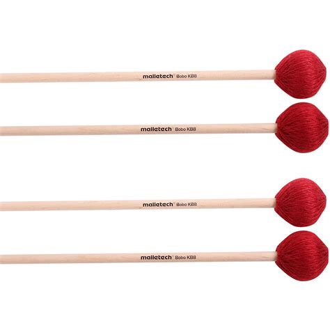 Malletech Bobo Marimba Mallets Set of 4 (2 Matched Pairs) 8 | Musician ...