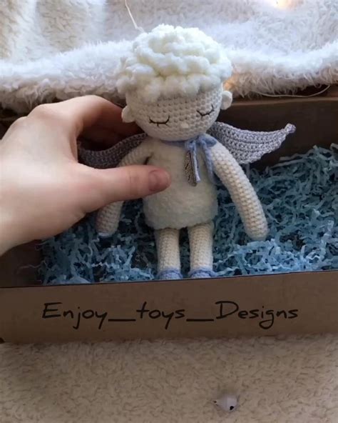 Crochet angel. Amigurumi angel. Angel doll. Amigurumi pattern angel ...