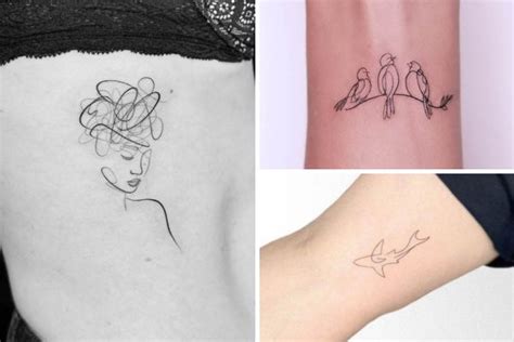 45 Simple Yet Impressive One-line Tattoos - Our Mindful Life