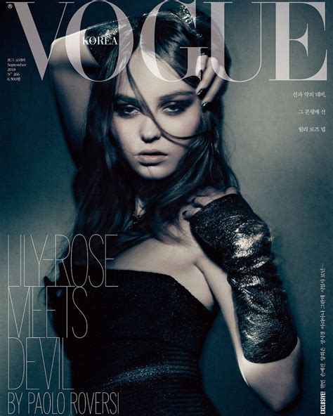 LILY-ROSE DEPP in Vogue Magazine, Korea September 2018 – HawtCelebs