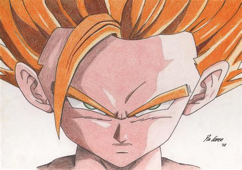 Teen Gohan SSJ2 Angry by MrsYaxley on DeviantArt