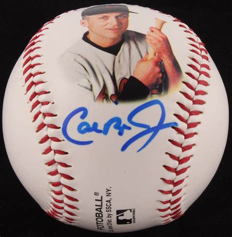 Cal Ripken Jr. Signed Career Stat Baseball (PSA COA) | Pristine Auction