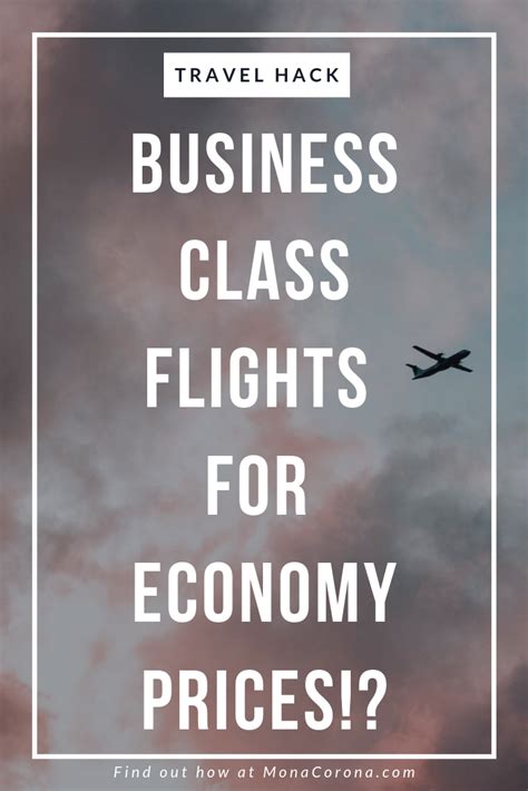 Looking for cheap business class flights? This easy, step-by-step ...