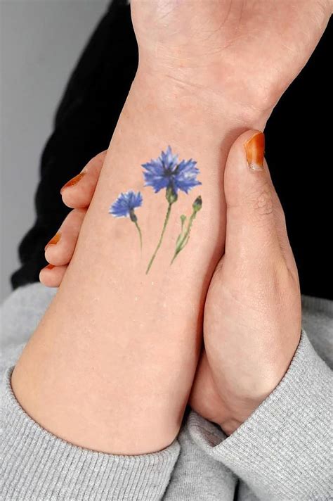 Centaurea Cyanus Tattoo