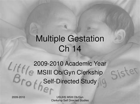 PPT - Multiple Gestation Ch 14 PowerPoint Presentation, free download - ID:354442