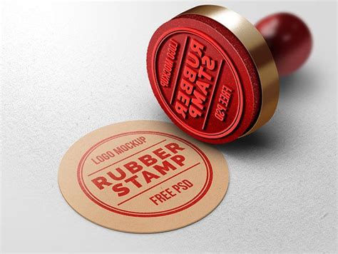 Stamp PSD Templates - Free Download | Business cards mockup psd, Mockup ...