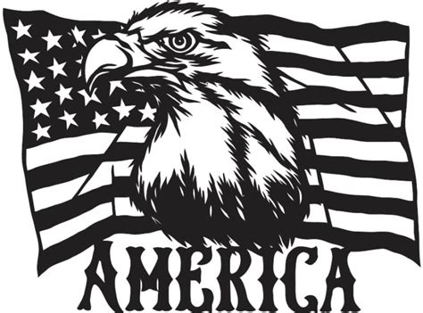 american flag eagle Free DXF Files download & Vectors - Free Vector