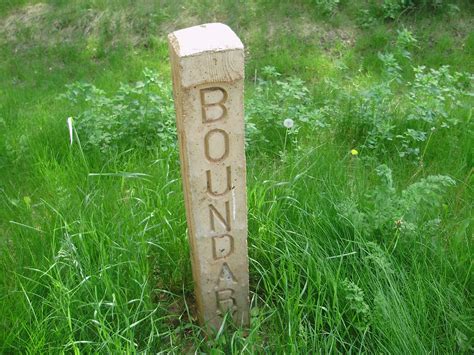 Boundary | Boundary pole in Johnsburg, IL. | Joshua Hilgart-Roy | Flickr