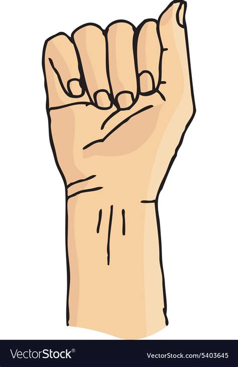 Cartoon Hand Gesture Clip Art