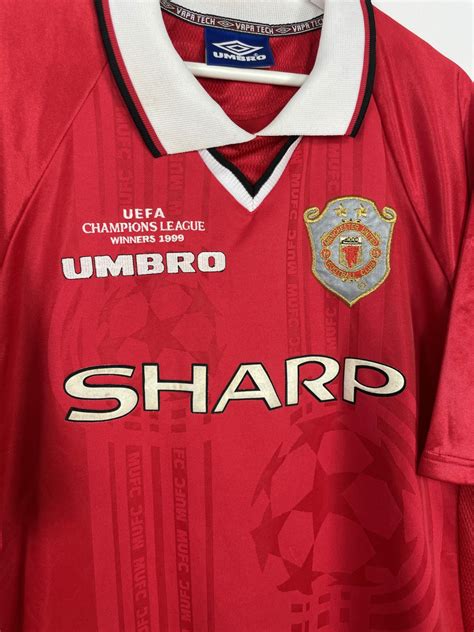 1999 Manchester United *Champions League Winners* home jersey - XXL ...