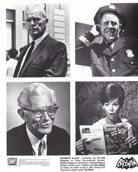 The Bat Channel!: Vintage 1966 Batman TV show cast portraits