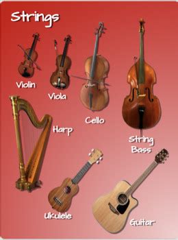 Instrument Family Posters by WoodfordMusic | TPT