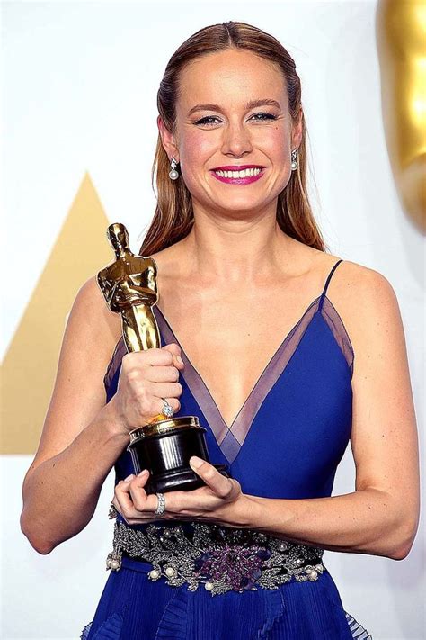 Brie Larson - Oscar - 2016 - for ''Room'' | Oscar wins, Brie larson ...